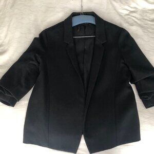 Black wool blazer